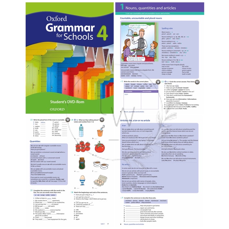 Oxford Grammar for Schools 1 2 3 4 5 Student’s Teacher’s Book Audio - Buku Inggris Anak-Level 4 (PDF)