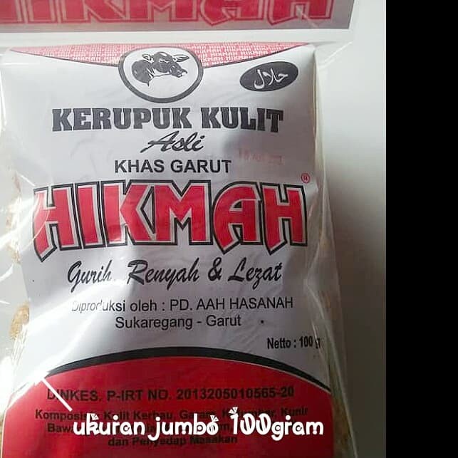 

Q121Sa Kerupuk Kulit Hikmah Jumbo - Original D51qs44