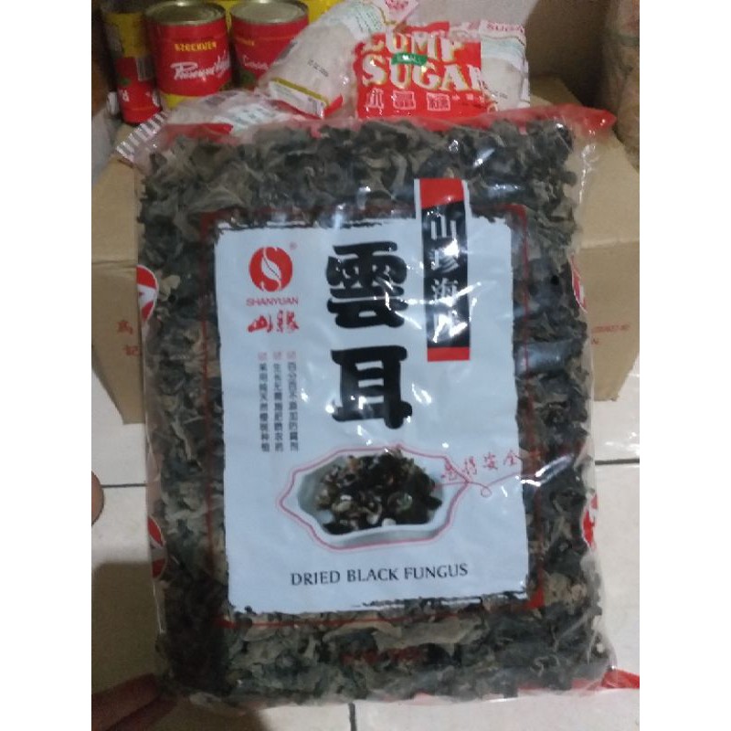 

Jamur Kuping / Jamur Hitam / black Fungus Bok ji Shanyuan 50 Gram