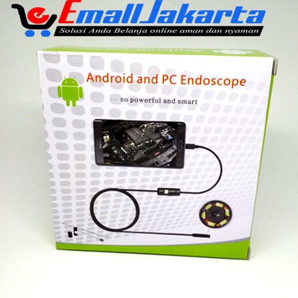 Kamera Endoscope Android 7mm 4cm Focal Distance 720P Kabel 5M IP67 Waterproof