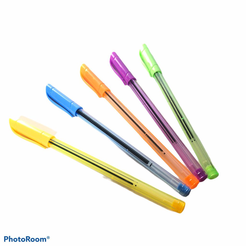 PULPEN BALLPOINT PEN MURAH X-3 UJUNG LANCIP NEEDLE POINT SEMI GEL harga 12 pcs