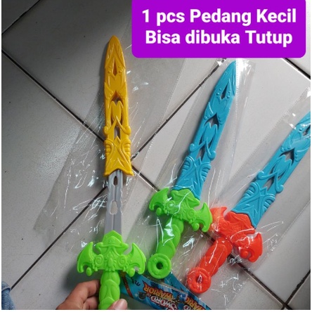 Pedang Mainan Sword Warior Senjata Pedang Kecil Plus Penutup Pedang