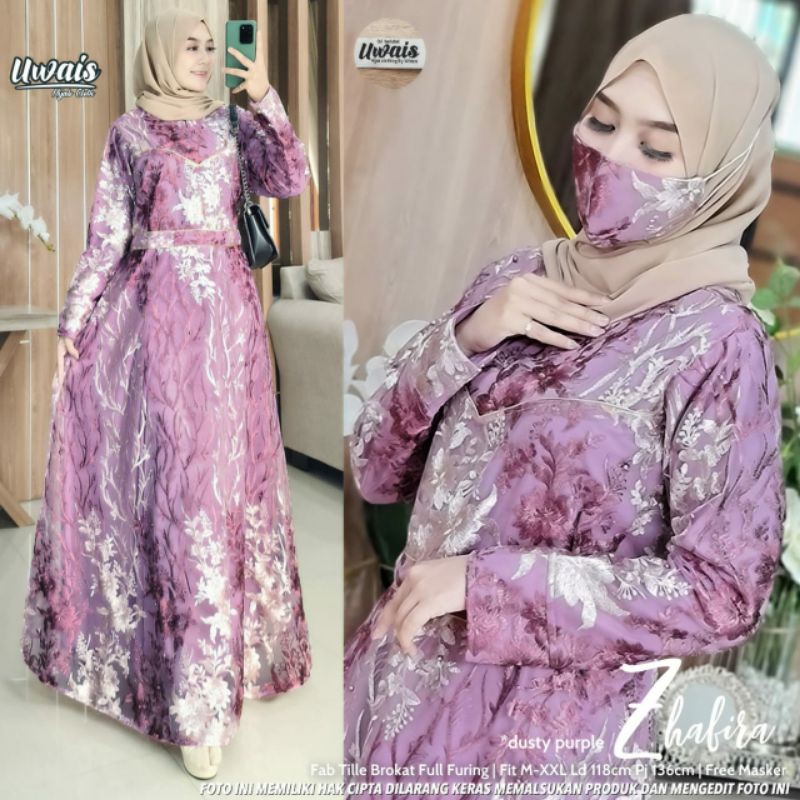 Gamis Brokat Zhalifa || Ori By Uwais