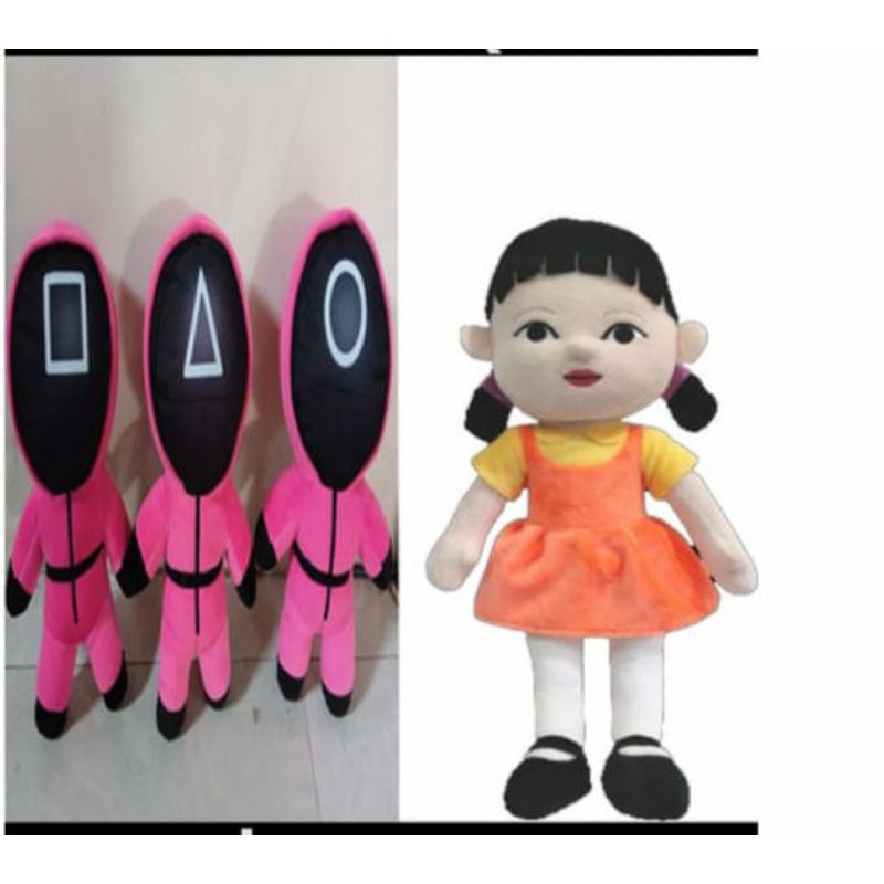 Jual Boneka Squid Game karakter Korean drama viral | Shopee Indonesia