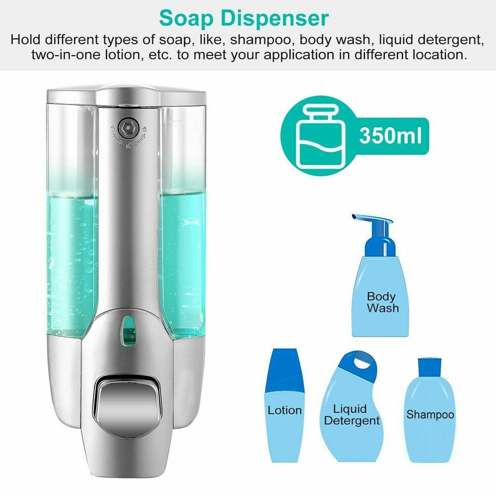 Populer Dispenser Sabun 350ml Manual Pembersih Rumah Tangga Hand Sanitizer Perlengkapan Kamar Mandi Home &amp; Living