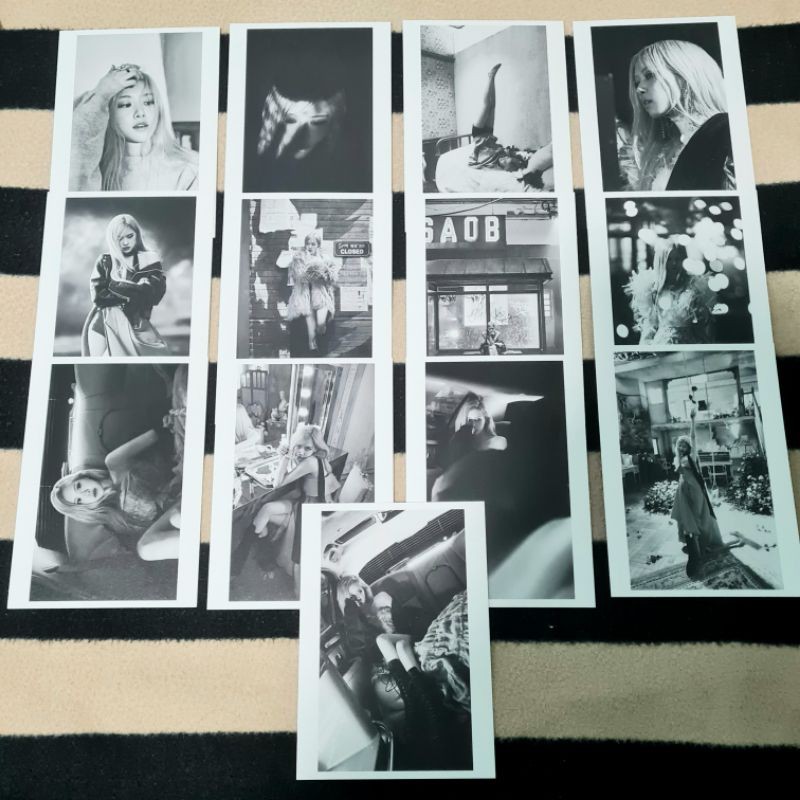 Rose Postcard / Photo / Photocard Ktown POB - Official From Album solo / single R [On the ground / g