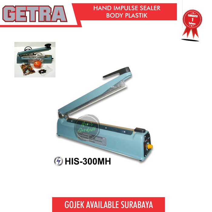 Hand impluse sealer press plastik GETRA HIS 300 MH