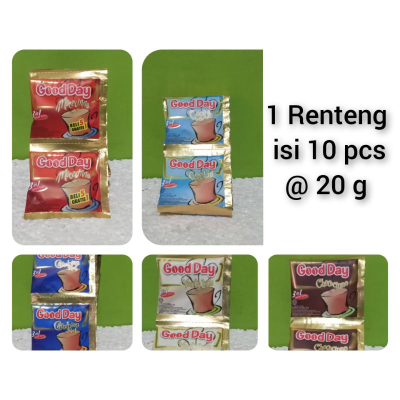 

GoodDay 3 in 1( renteng ) - 10 pcs x 20 g