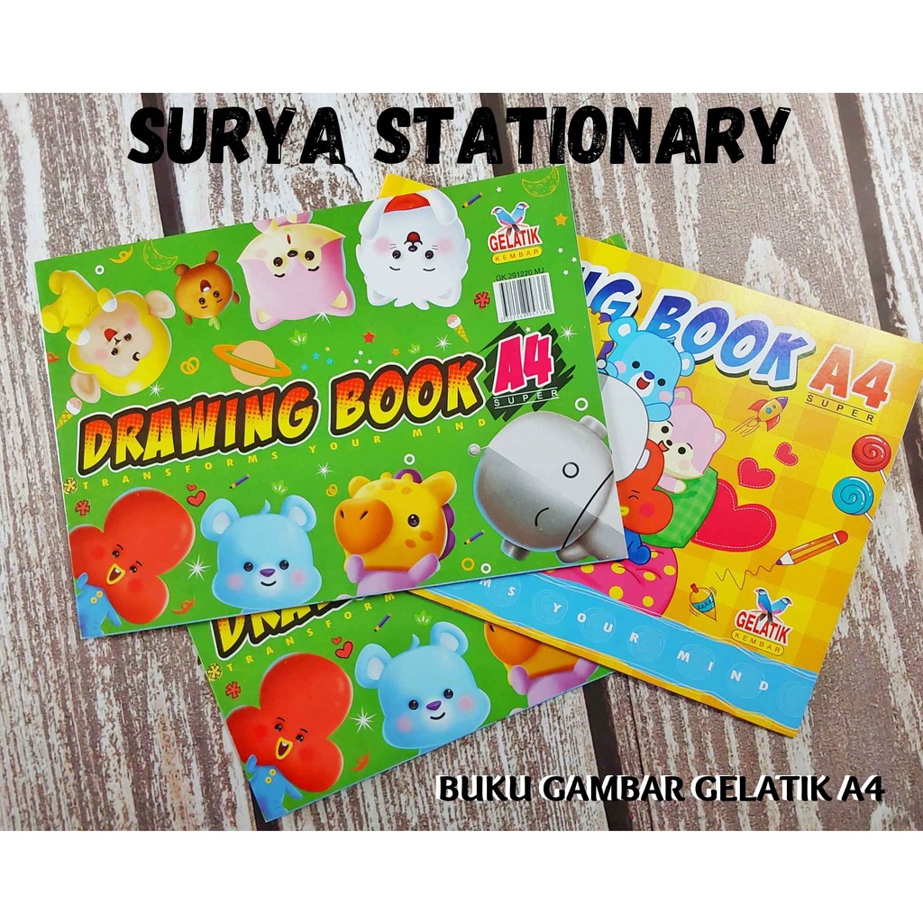 BUKU GAMBAR GELATIK A4 / GELATIK A4 / BUKU GAMBAR GELATIK