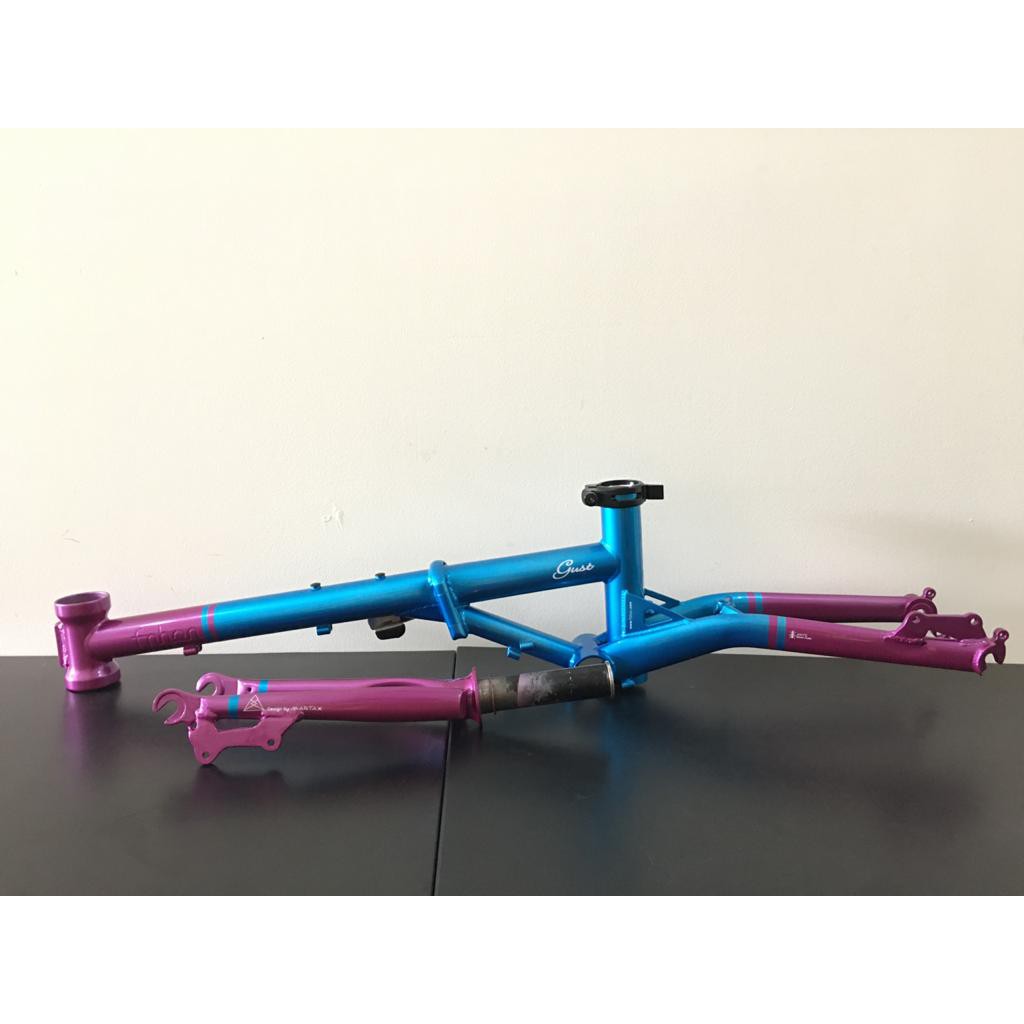 Frame Fnhon Gust Wayang Discbrake Srikandi dan Handle Post HP Fork Series 2020 not Blast Storm