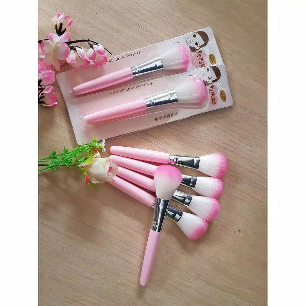 KUAS MAKE UP BRUSH PINK ready