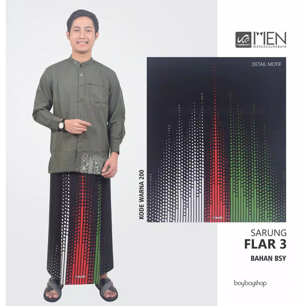 SARUNG RABBANI PRIA MOSLEM KEKINIAN ORIGINAL