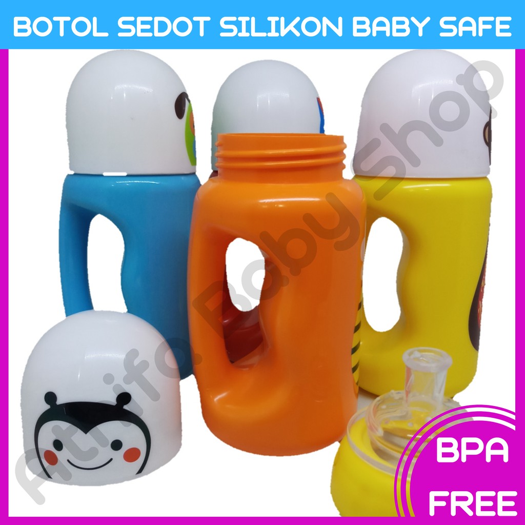 Baby Safe SK005 Bottle Silicone Spout 300ml Botol Susu Babysafe