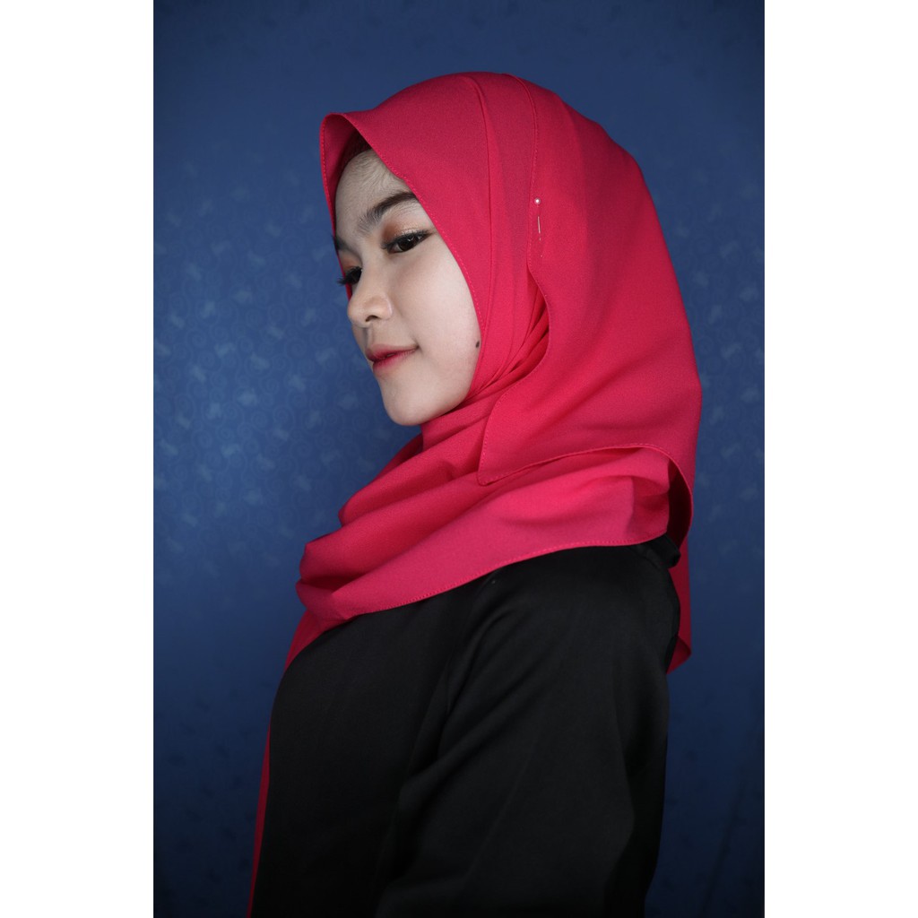 BIG SALE!! Pashmina Sabyan Diamond Italiano Premium 175x75 Grosir Hijab Cantik Kece Murah Diskon-PINK FANTA