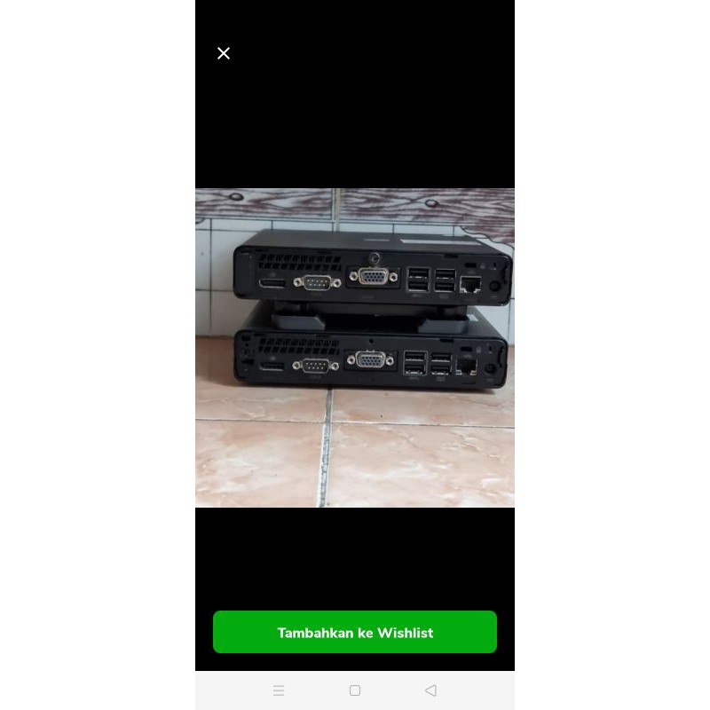 MINI PC HP 400 G3 I3 GEN 6 SIAP PAKAI