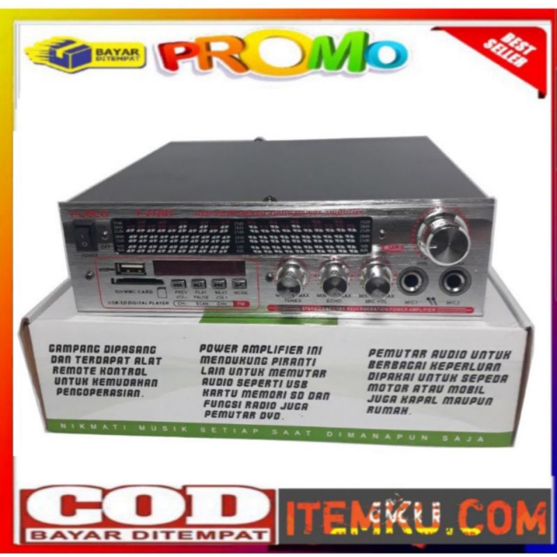 ✅Cod amplifier bluetooth fleco f232bt 360w ampli bluetooth karaoke usb radio fm ororigin