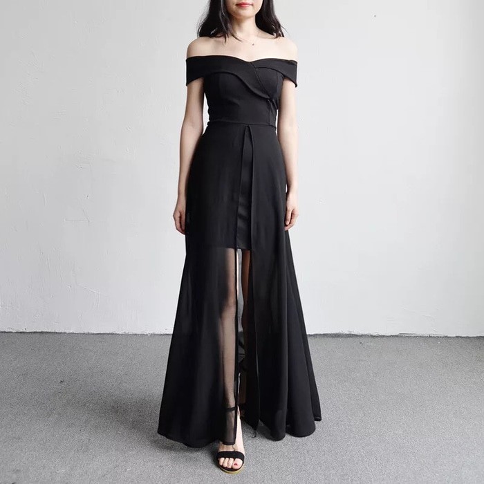 dress sabrina dress pesta