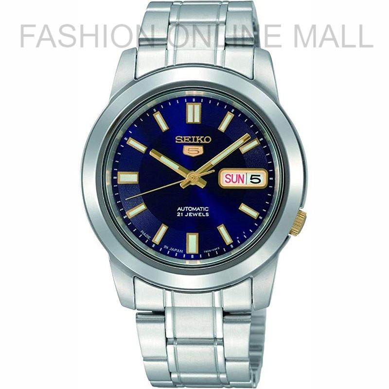 Jam Tangan Pria Seiko 5  Automatic Blue Dial Stainless Steel SNKK11 SNKK11K1 Original