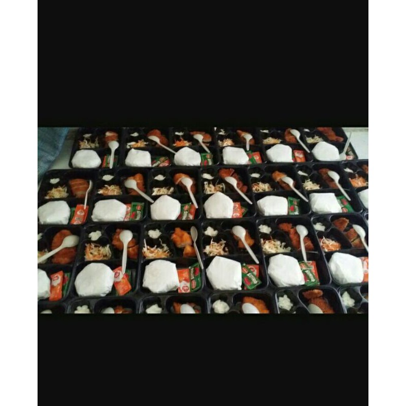 

nasi bento chicken katsu murah dan halal
