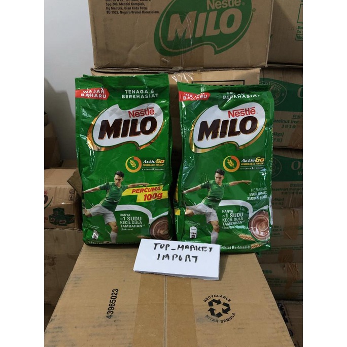 

Milo Malaysia 1.1Kg / 1100G Bubuk Import Mly Hot