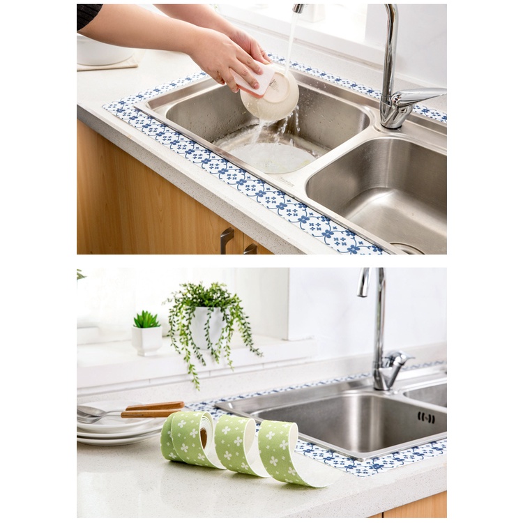 AD-003  Roll Stiker Kain Penyerap Air di Wastafel Kloset Basin Kitchen Sink