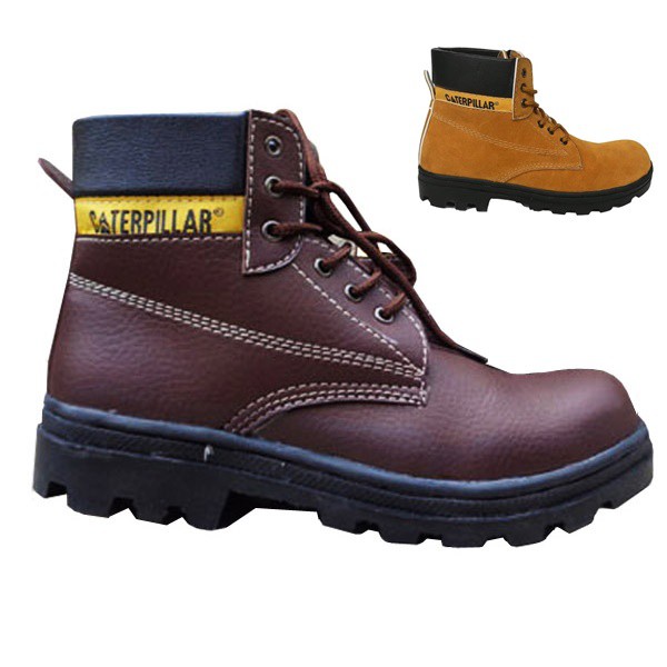  SEPATU  SEFETY CATERPILLAR  HOLTON  BOOTS ADVENTURE BIKERS 