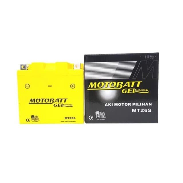 Aki Motor Satria FU 150 Motobatt MTZ6S Aki Gel Motobat ORIGINAL Original