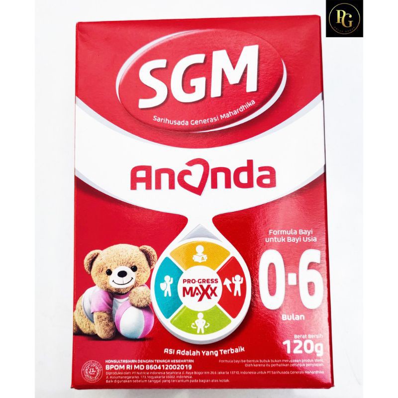 SGM Ananda 0-6 bulan Complinutri 120 gr dan 150 gr Susu SGM Bayi Baru Lahir