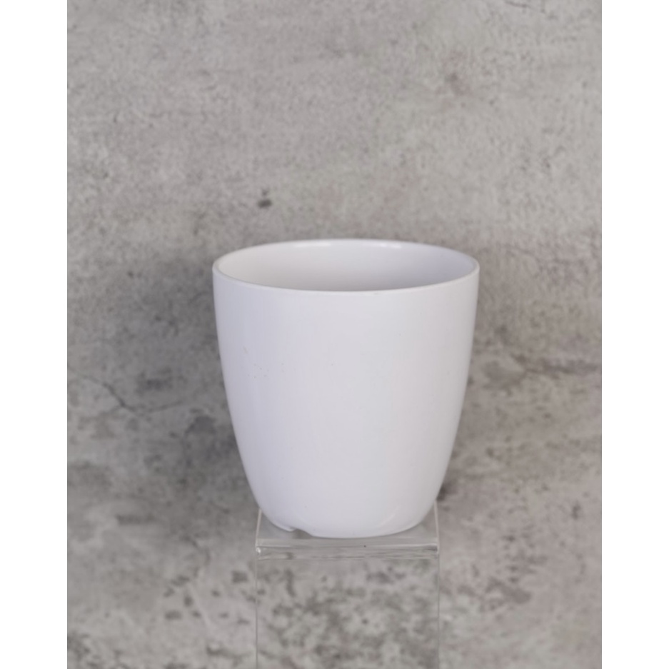 Pot melamin bulat kecil T 6,5cm  (8821), vas bunga melamin.