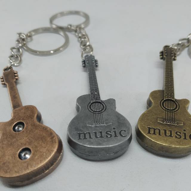 Ganci Gantungan Kunci Model alat musik gitar guitar Limited Edition