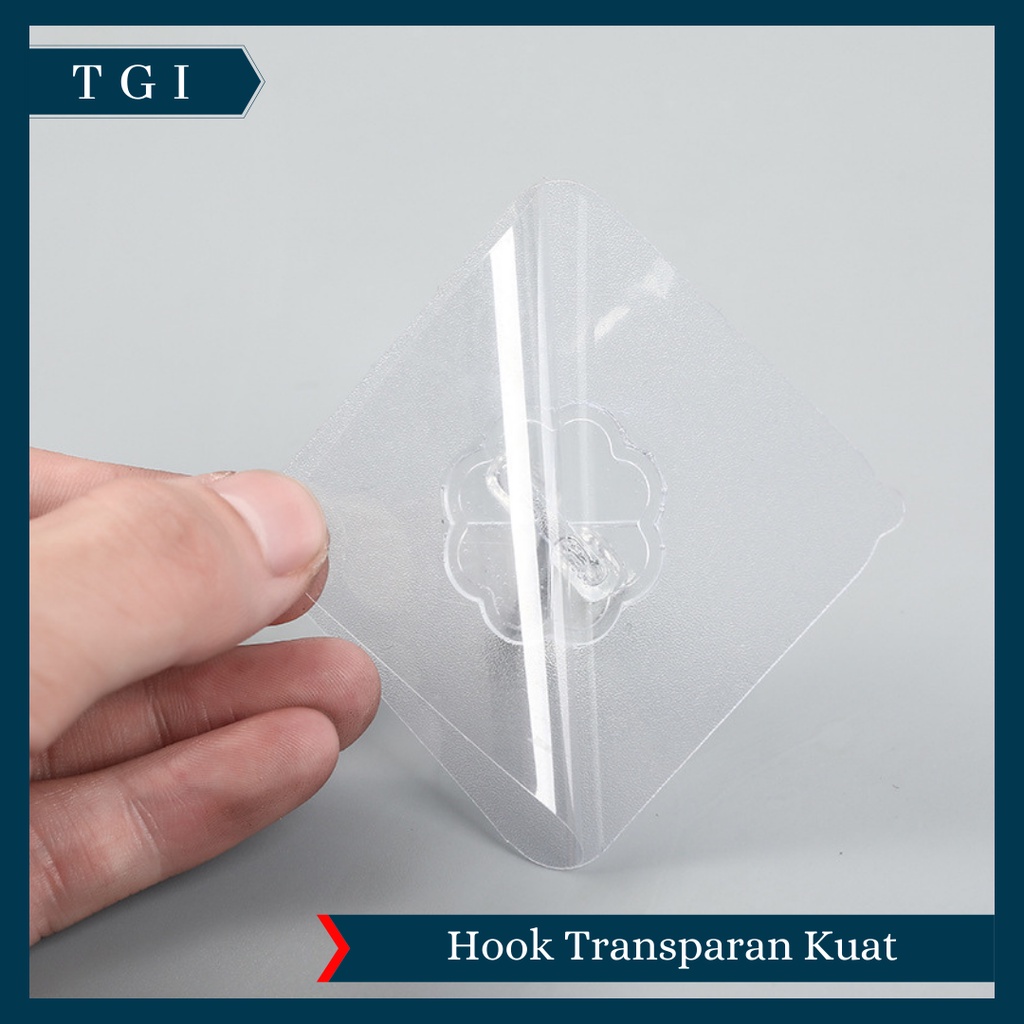 TGI - GANTUNGAN TEMPEL HOOK AJAIB GANTUNGAN DINDING KAIT MAGIC SERBAGUNA KAMAR MANDI DAPUR / HANGER