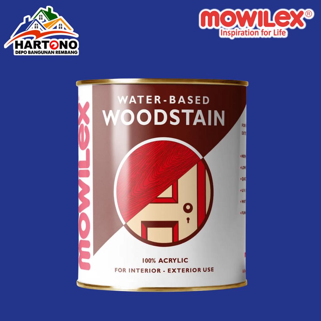 MOWILEX WOODSTAIN WATER-BASED / CAT KAYU WATER BASED 1KG - dempul jati