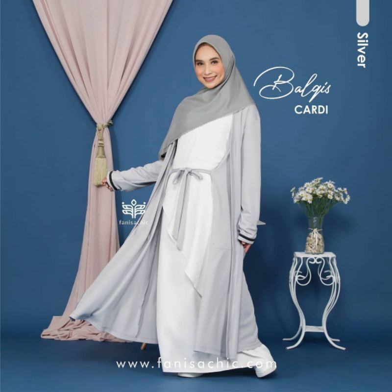 BALQIS LONG OUTER CARDIGAN PANJANG MUSLIMAH FANISACHIC
