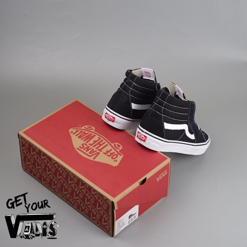 Vans Sk8 Hi Black White Original 100% Bnib