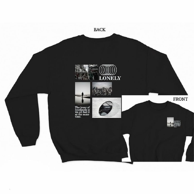 Sweater crewneck unisex (Lonely)