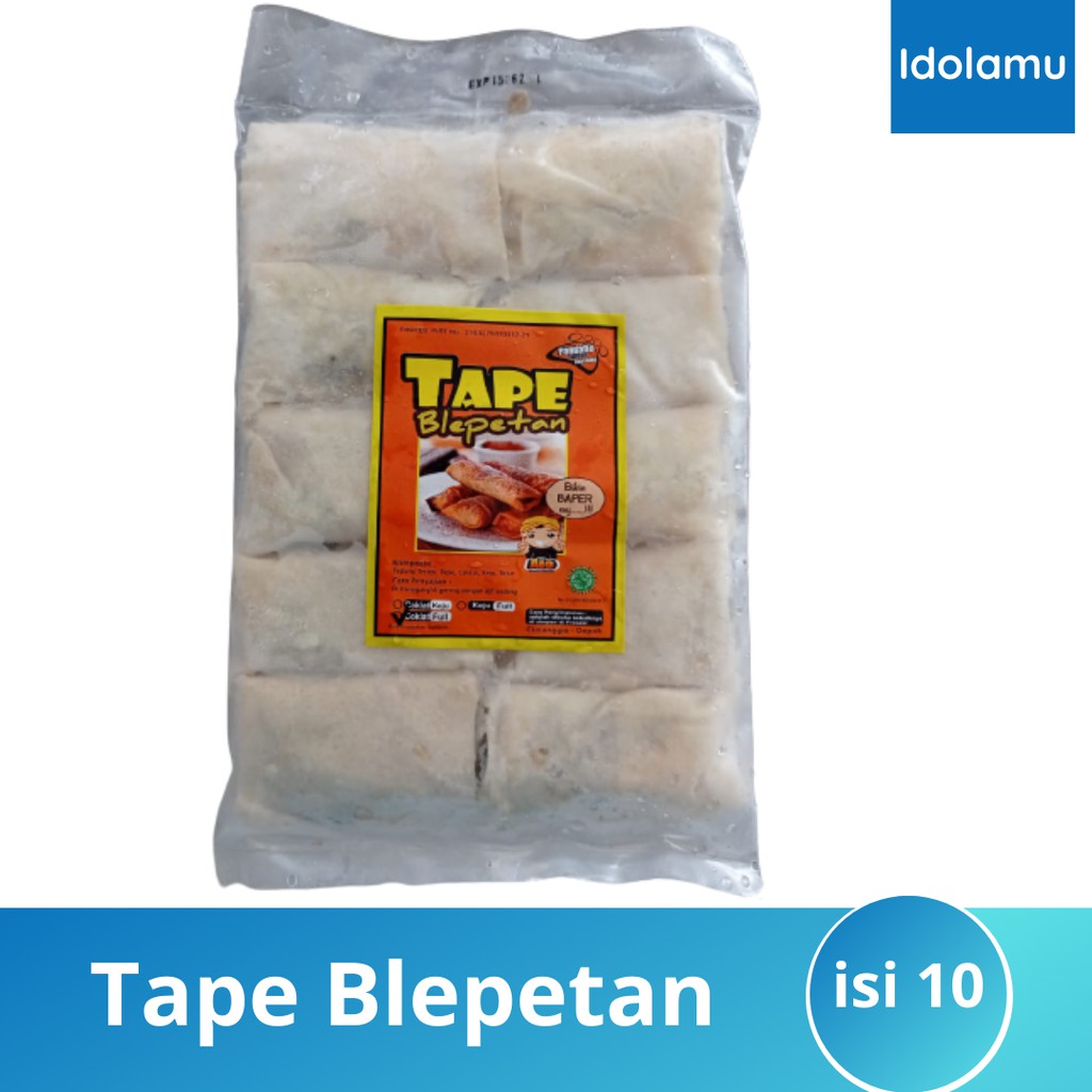 

Tape Blepotan siap saji isi 10