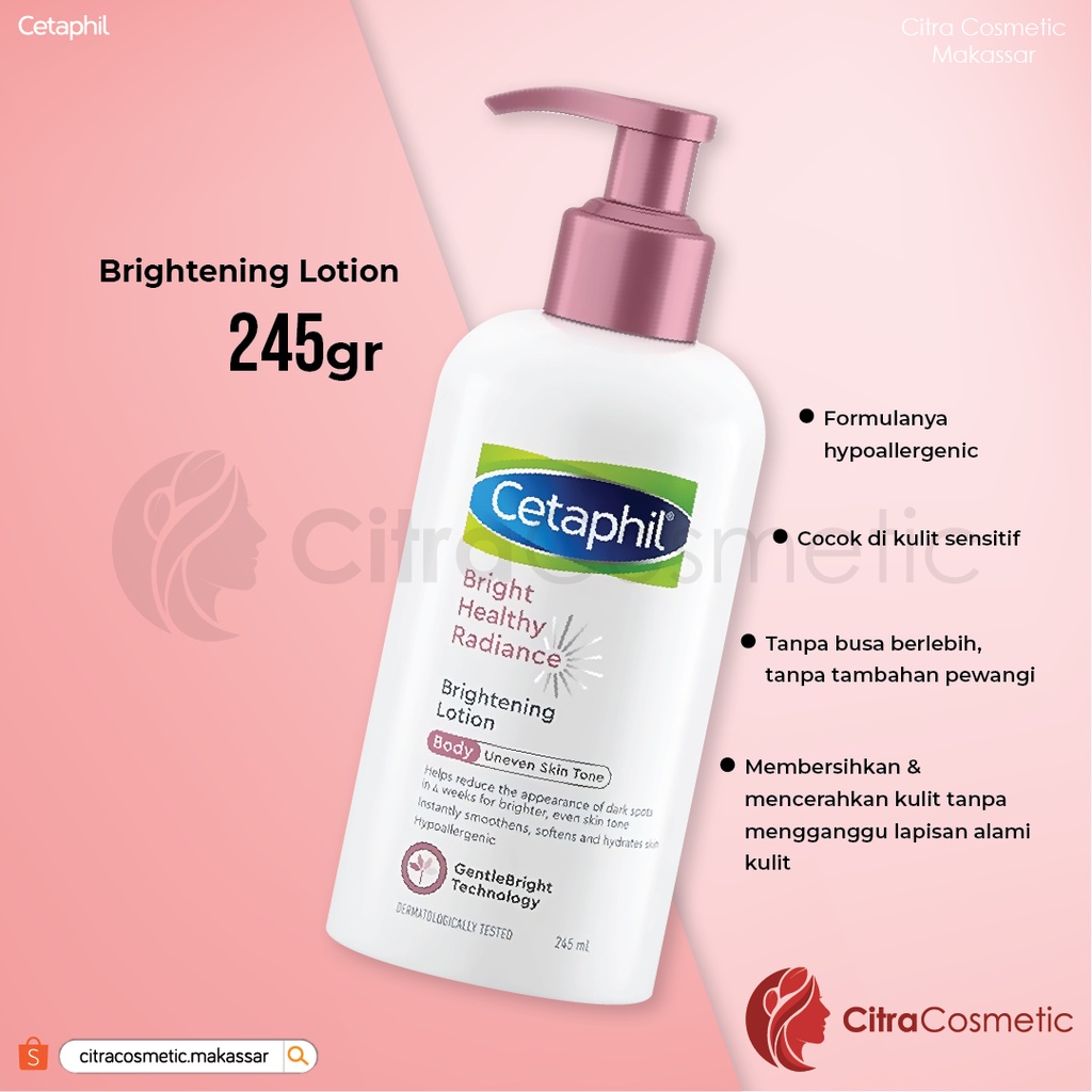 Cetaphil Bright Healthy Radiance Series | Day Protection | Night Compfort | Body Lotion | Refresh Toner | Body Wash | Creamy Cleanser