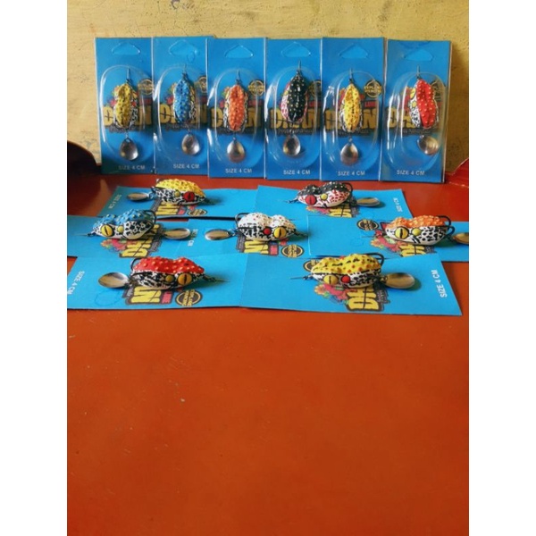 lure soft frogy handmade kualitas