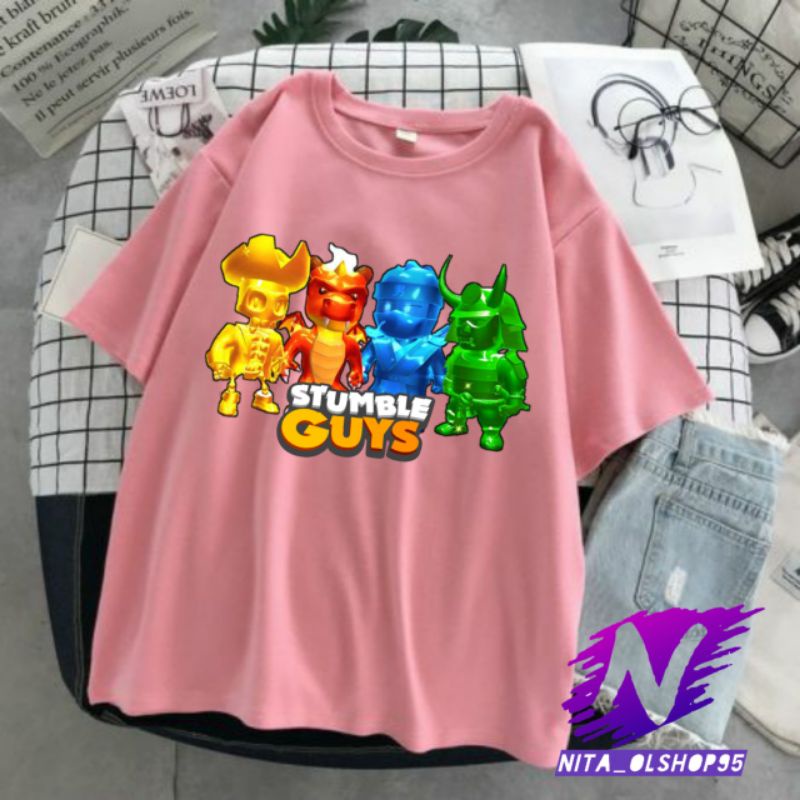 baju stumble guys kaos anak stumble guys skin spesial