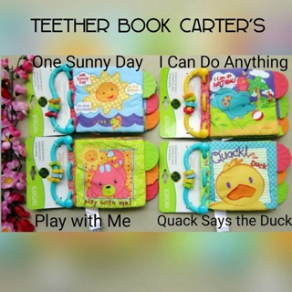 Teether softbook soft book buku kain mainan  gigit  gigitan 