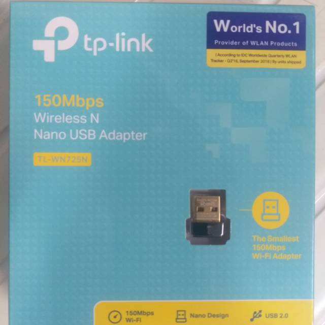 TP link TL WN725N USB wireles N Nano Adapter 150Mbps.