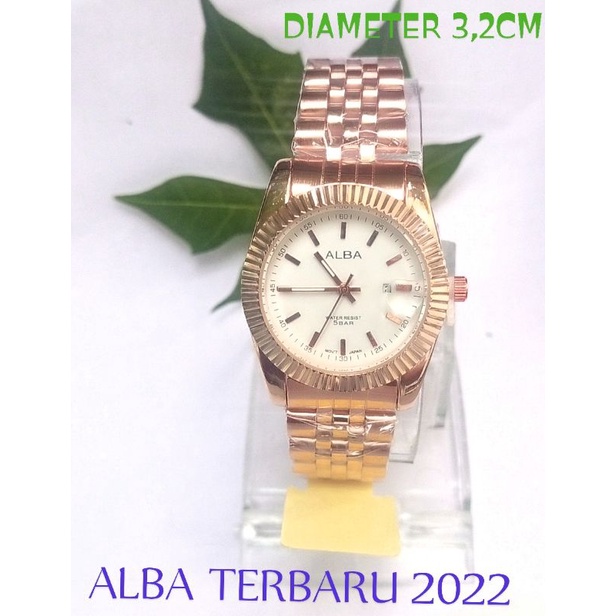 Jam Tangan Wanita   | Jam Alba Rantai Date Aktif