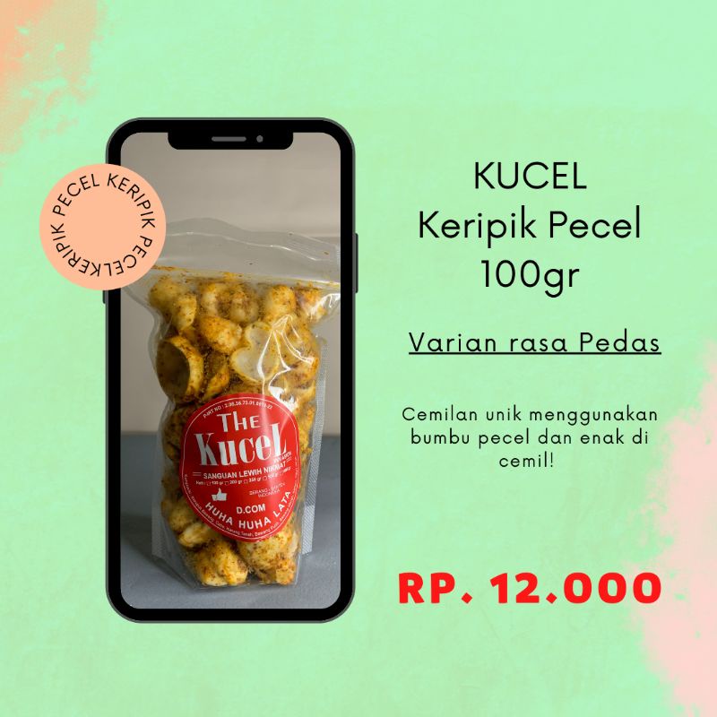 

KUCEL KERIPIK PECEL VARIAN PEDAS CEMILAN 100 GR | CEMILAN HOMEMADE