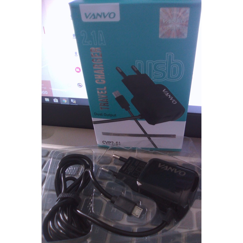 Charger Vanvo dual usb 2.1A