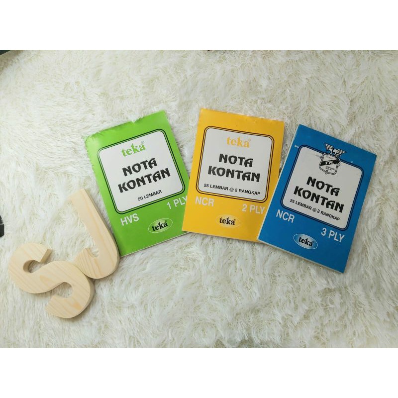 

(2pc)Buku Nota Teka Kecil 1ply, (2bk)2ply, (2bk)3ply/ (2bk)Nota Teka K1, (2bk)K2 & (2bk)K3