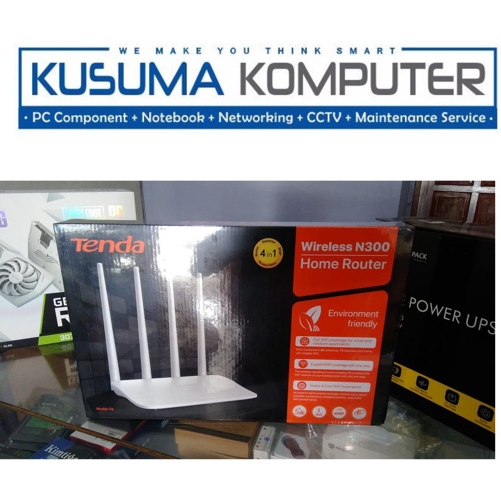 Tenda F6 Wireless N300 Easy Setup Router