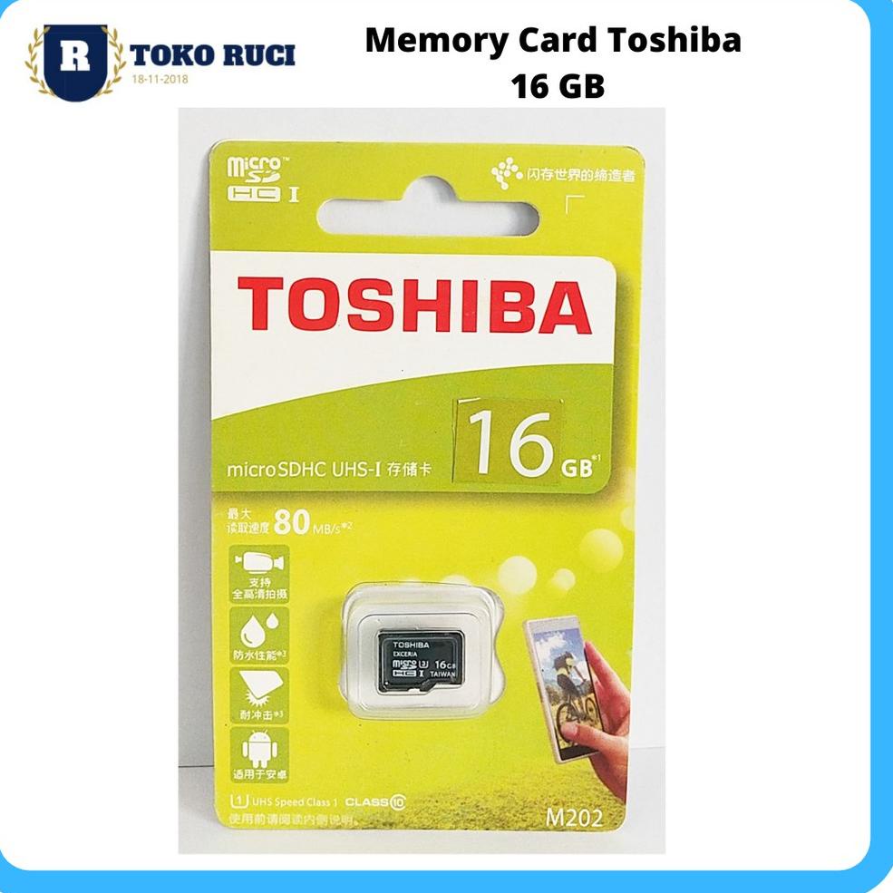 (C1A3) Memory Toshiba 16gb / Memory Card 16gb / Micro SD / MMC Toshiba HP //Diskon@lagi