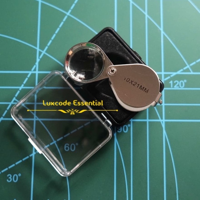 

LOUPE LUP KACA PEMBESAR portable perhiasan jewelry jam akik lensa 10x promo