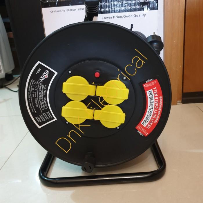 Kabel Roll/Cable Roll 50M/50 Meter Heavy Duty Merk FORT QB-DXW01