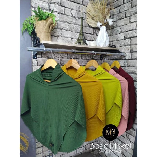 HIJAB INSTAN BASIC PLISKET Ori By Maheswari